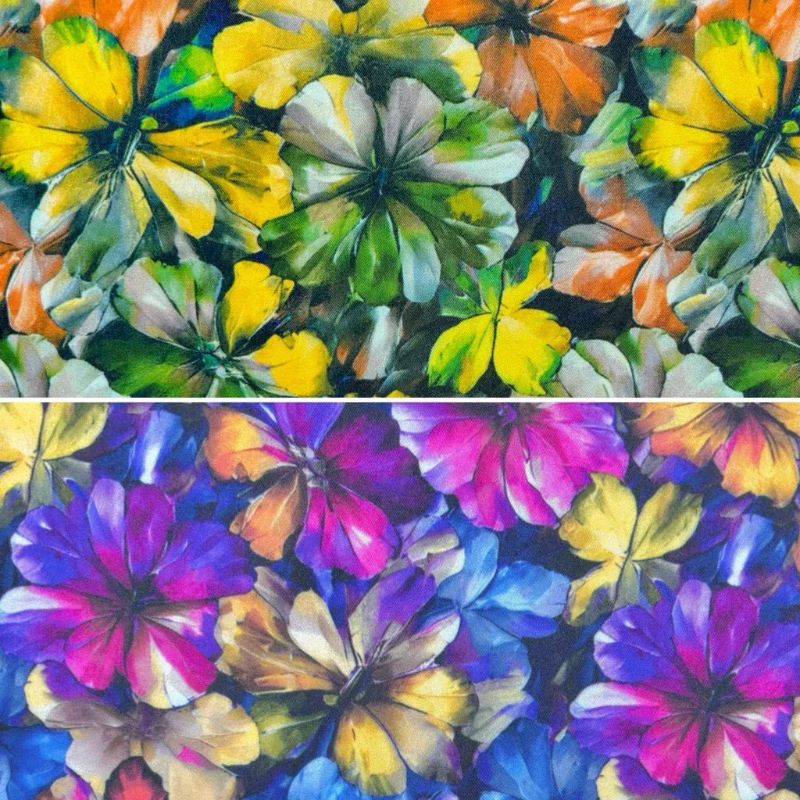 Midnight Muse Viscose Twill Fabric