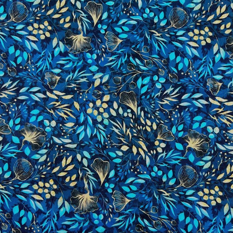 Moonlit Garden Needlecord Fabric