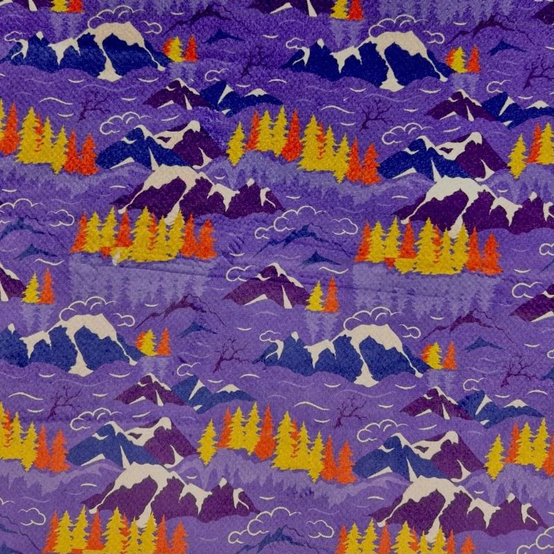 Mountain Meadow Sherpa Fur Backed Fleece Fabric