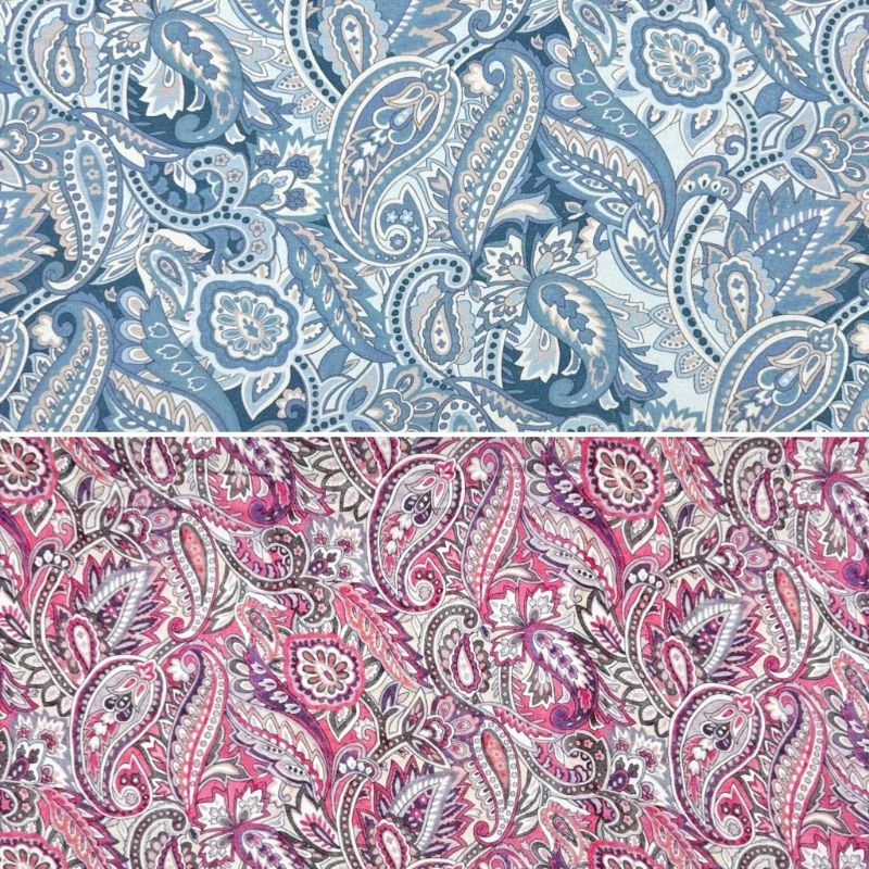 Mystic Paradise Linen Viscose Fabric