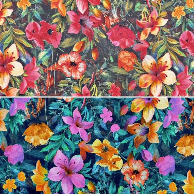 Paradise Botanical Cotton Lawn Fabric