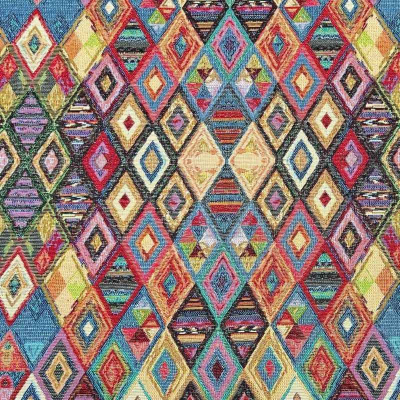 Patterned Tiles Tapestry Fabric