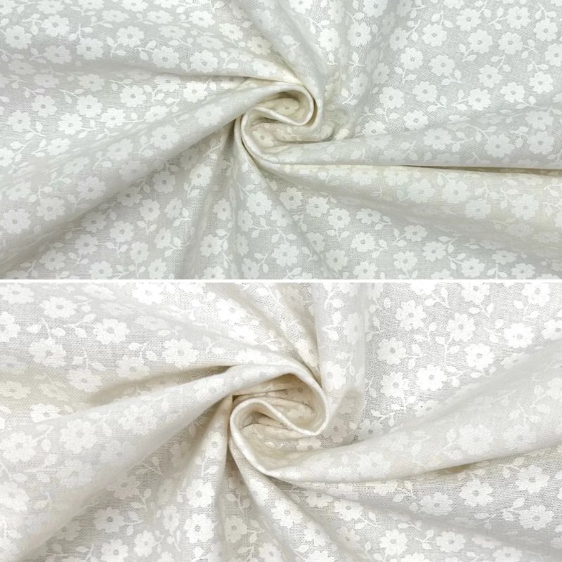 Pearl Bloom Cotton Lacquer Fabric