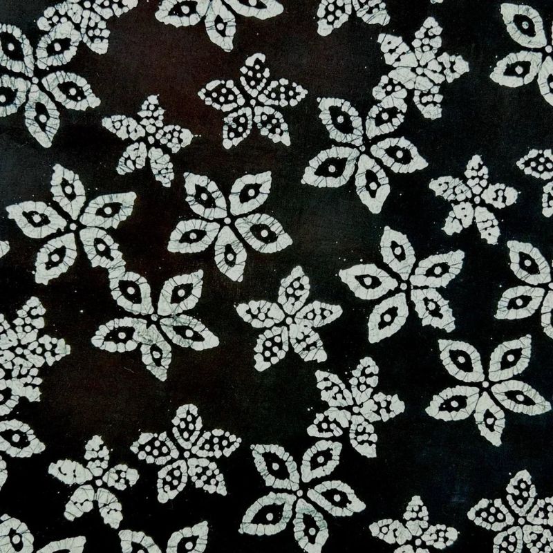 Petal Flourish Cotton Batik Fabric
