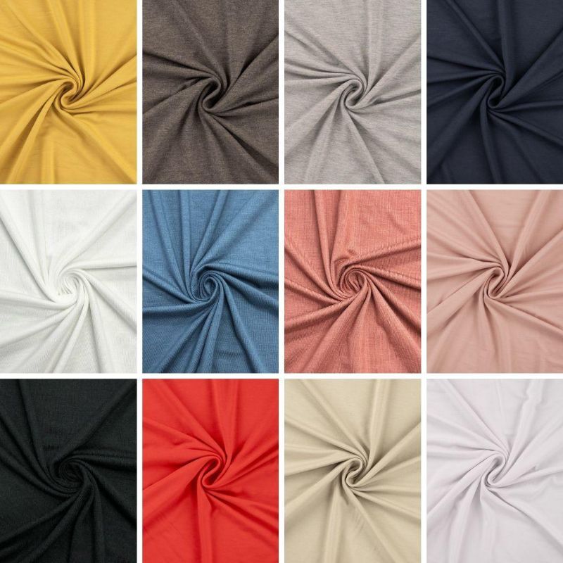 Plain Bamboo Jersey Fabric