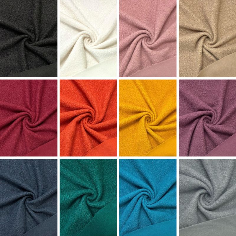 Plain Boucle Fabric