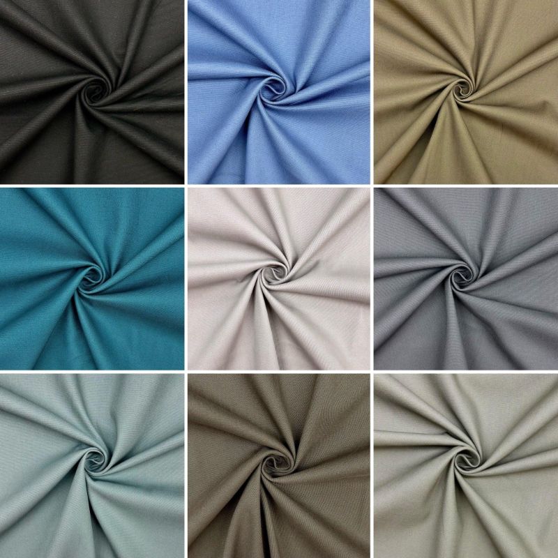 Plain Chino Cotton Twill Fabric