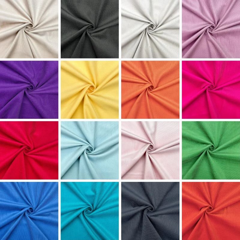 Plain Needlecord Fabric