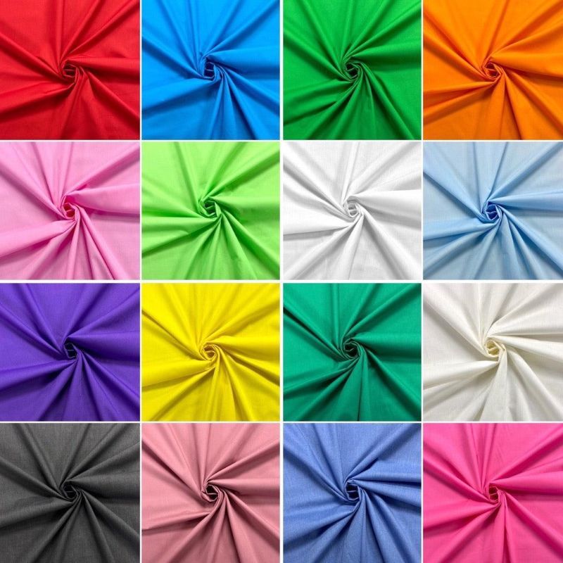 Plain Polycotton Fabric