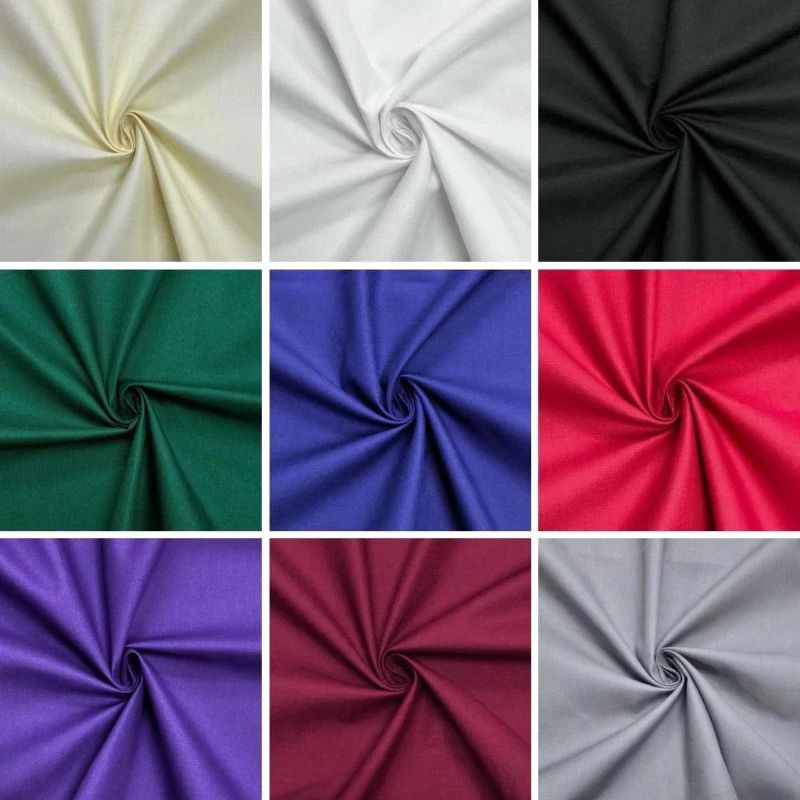 Plain Polycotton Gabardine Twill Fabric