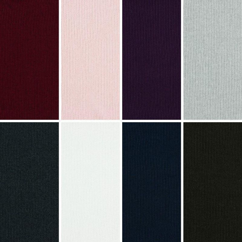 Plain Recycled Cotton Mix Knit Fabric