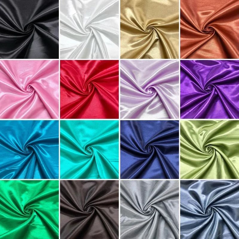 Plain Shantung Satin Fabric