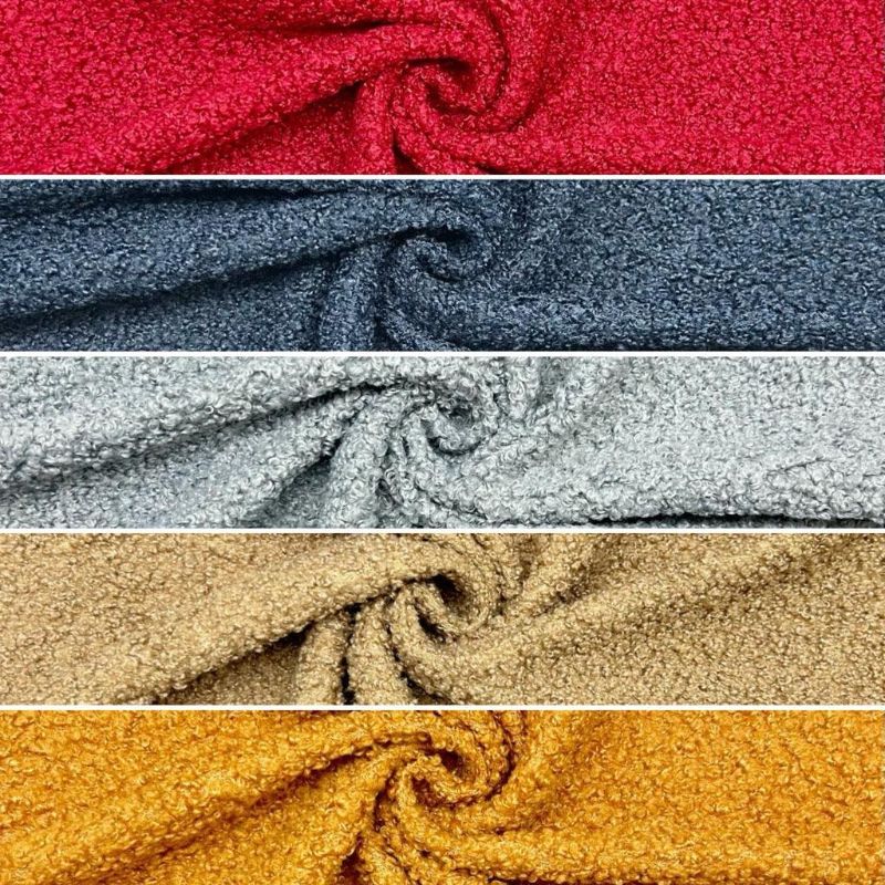 Plain Sheep Loop Boucle Fabric