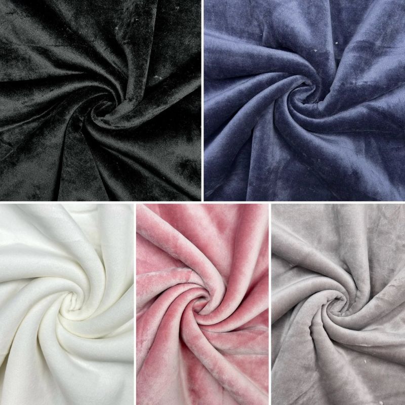 Plain Sherpa Fur Backed Fleece Fabric