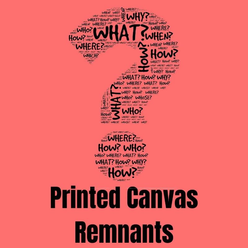 Printed Canvas Remnants