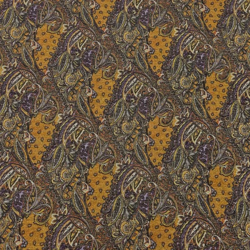 Regal Paisley Premium Knit Jersey Fabric