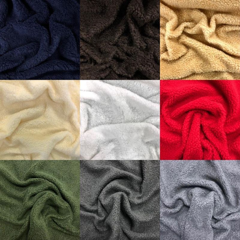 Remnants of Sherpa Faux Fur Fabric - 1/4 Metre (25cm)