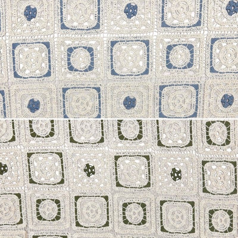 Retro Bloom Crochet Lace Fabric