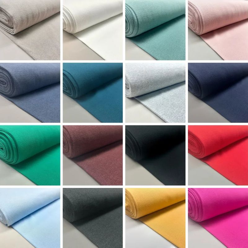 Ribbed Tubular Cuffing Fabric