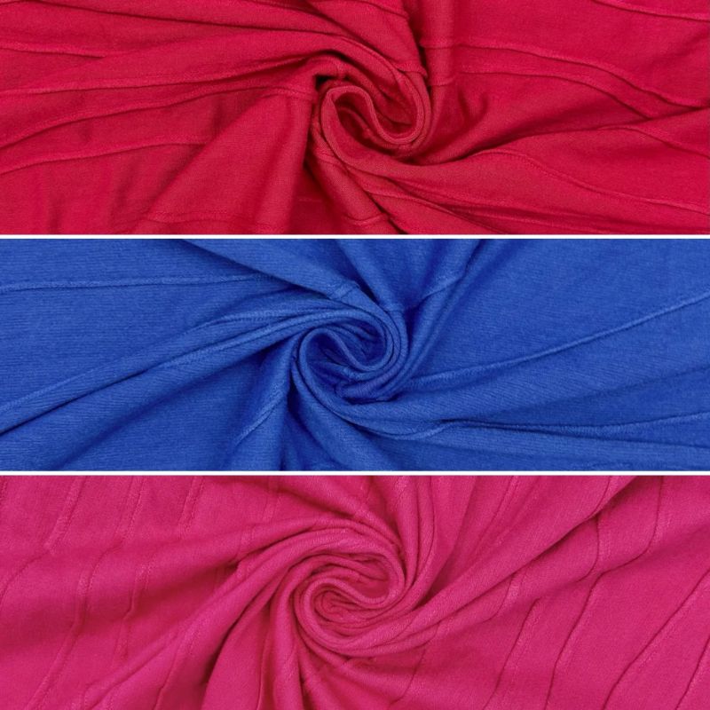Ribbed Viscose Jersey Fabric