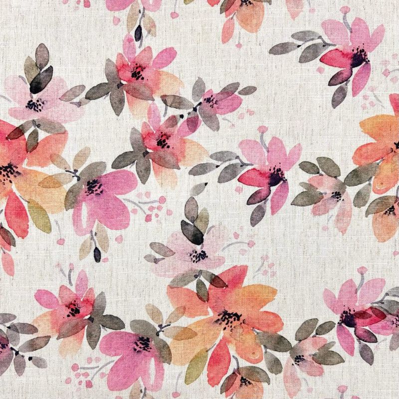 Rosewater Blush Linen Viscose Fabric
