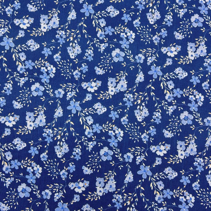 Scattered Blooms Needlecord Fabric