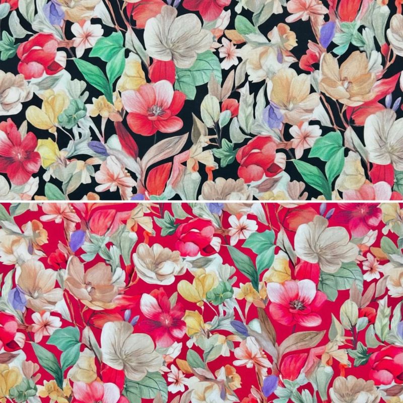Secret Bloom Viscose Fabric