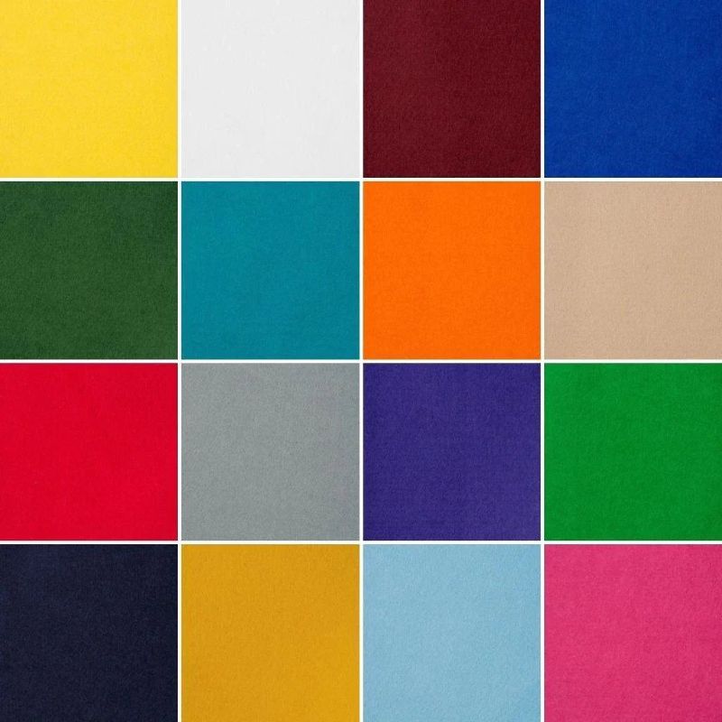Self Adhesive Felt Sheets - 9" x 9" Squares