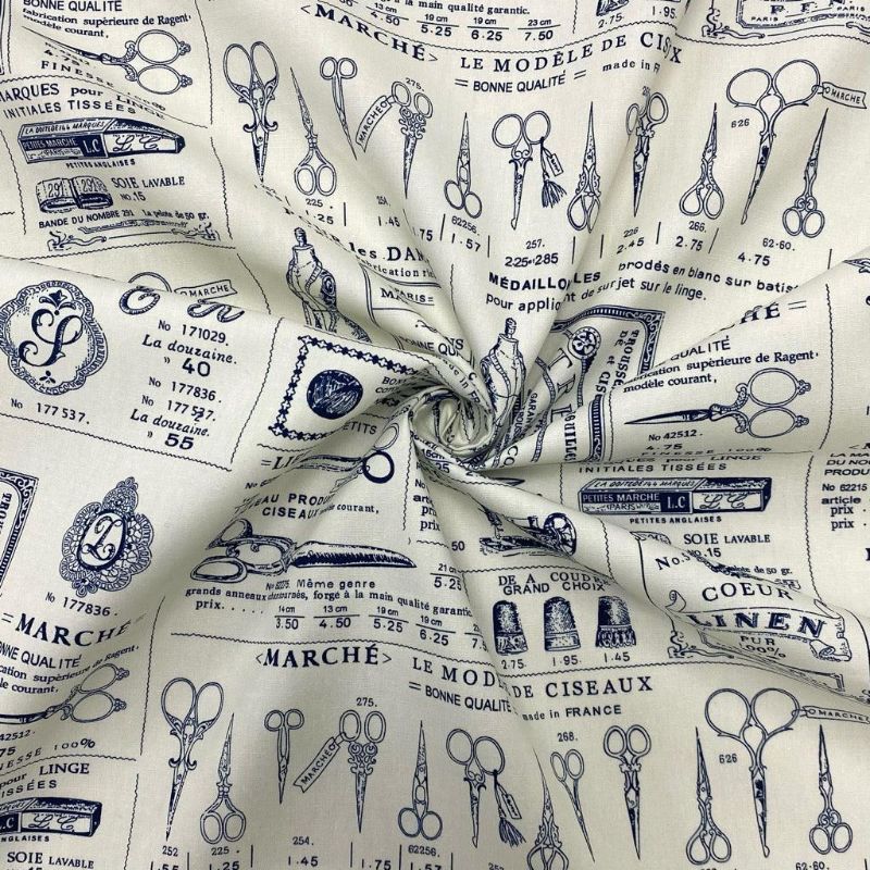 Sewing Tools Rose & Hubble Cotton Poplin Fabric