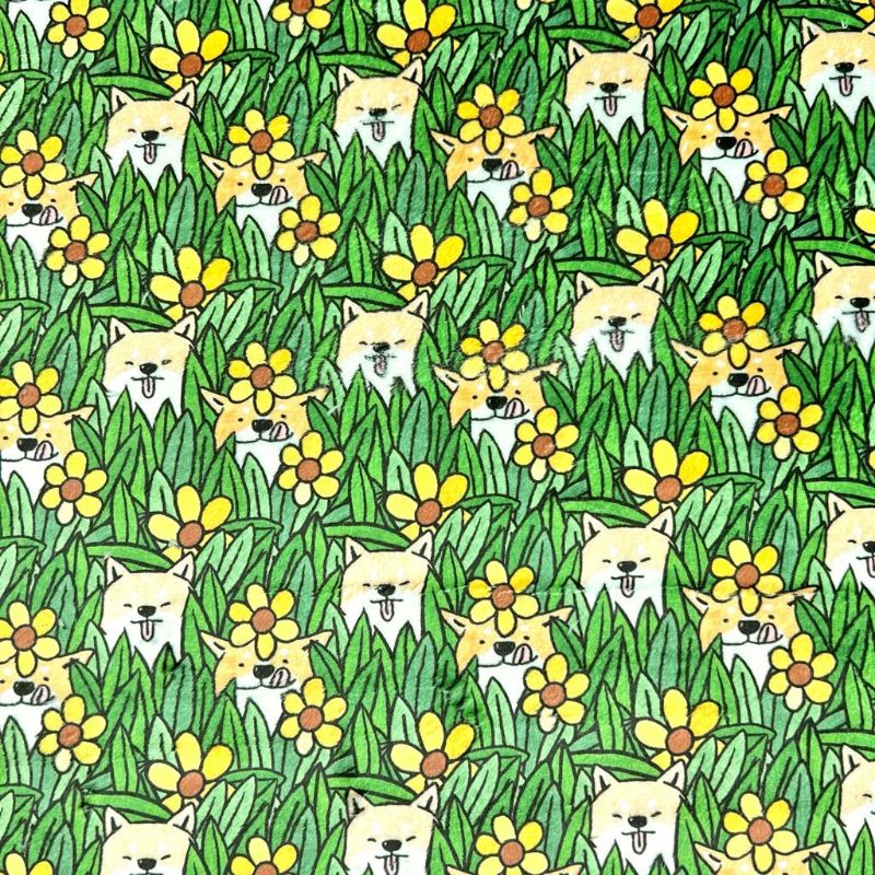 Shiba Snuggles Cuddle Fleece Fabric