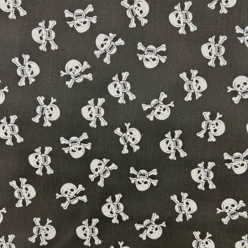 Small Skulls Polycotton Fabric