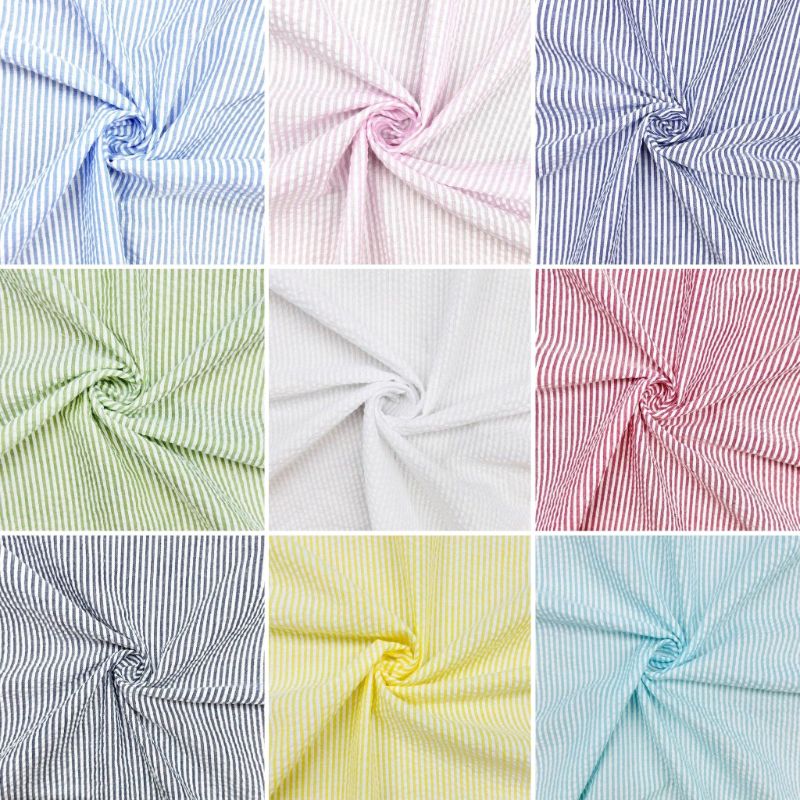 Small Stripes Seersucker Fabric