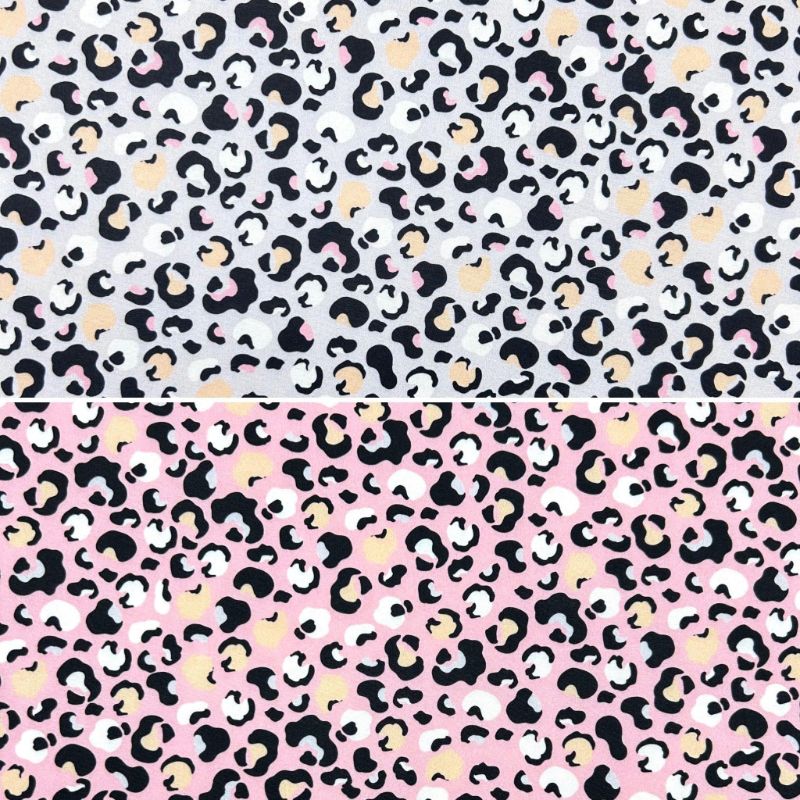 Soft Leopard Softshell Fabric