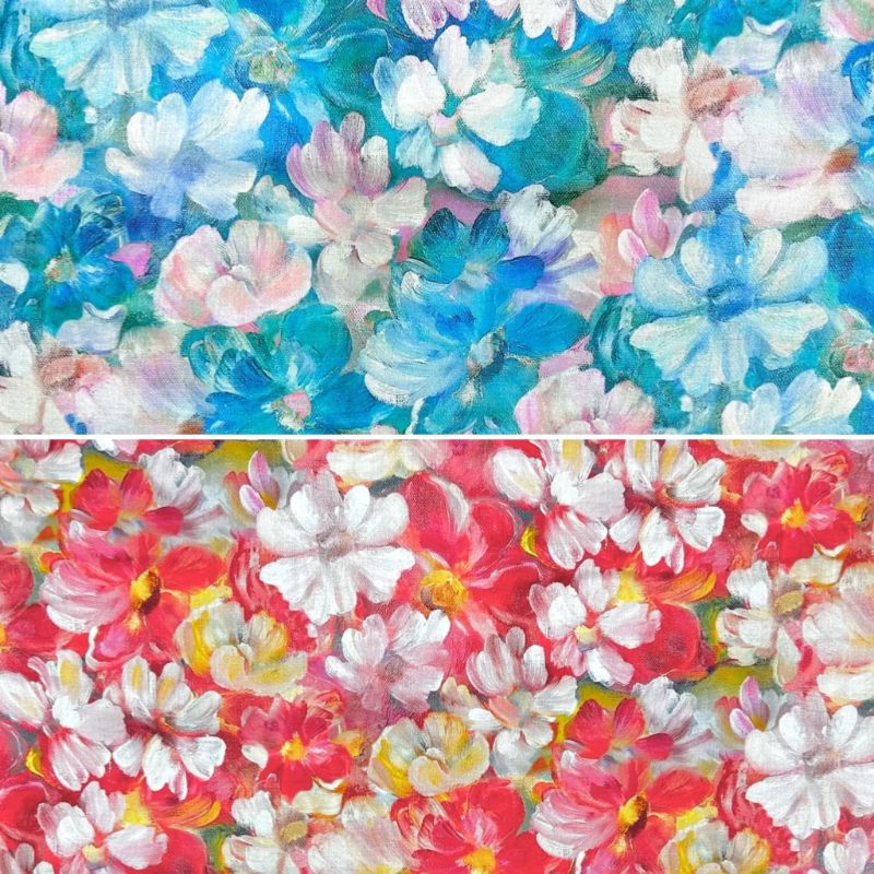 Soft Petals Cotton Lawn Fabric