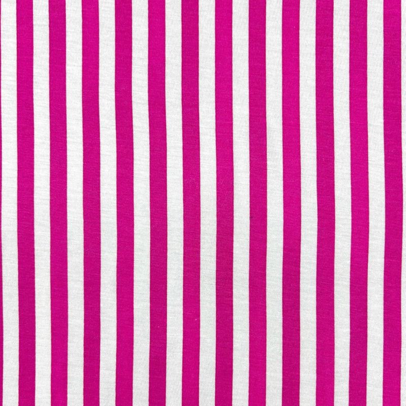 Special Offer Pink Stripe Jersey Fabric