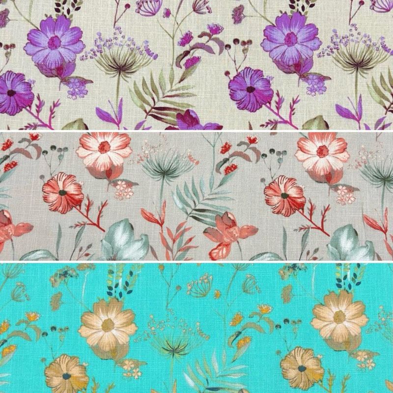 Spring Time Cotton Linen Fabric