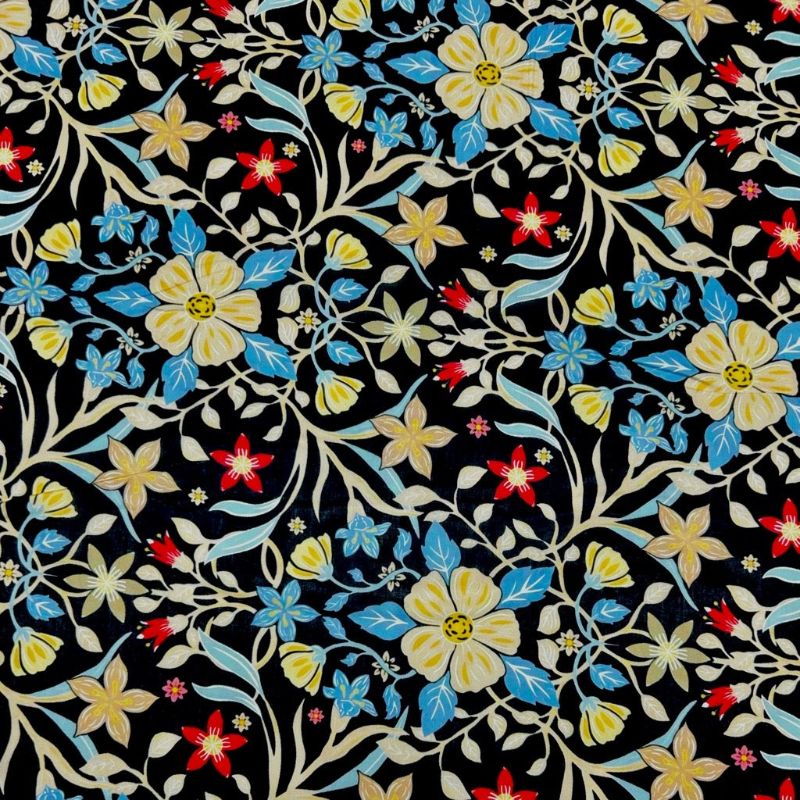 Tangled Garden Cotton Lawn Fabric