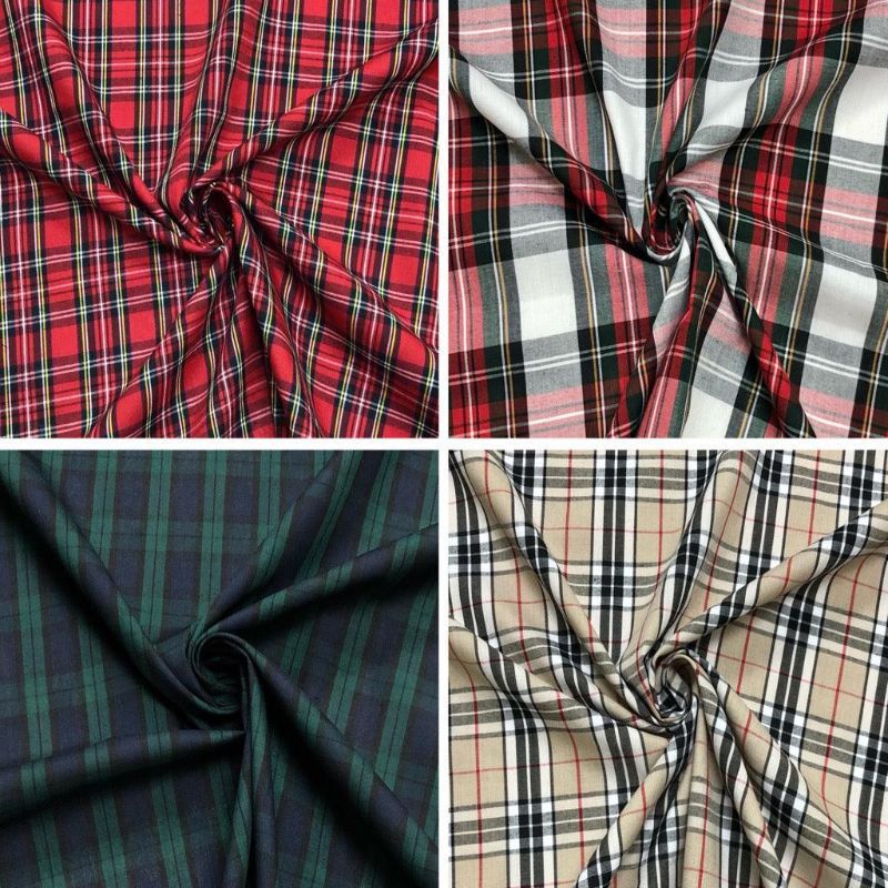Tartan Polycotton Fabric