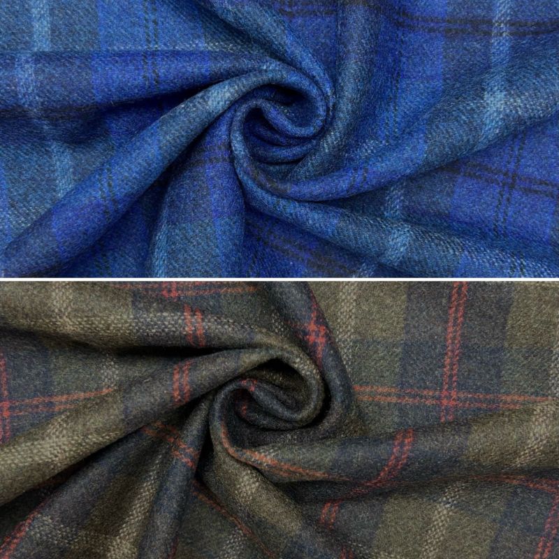 Timeless Check Wool Blend Fabric