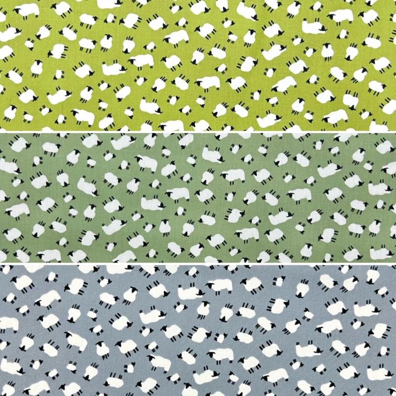 Tiny Lambs Rose & Hubble Cotton Poplin Fabric