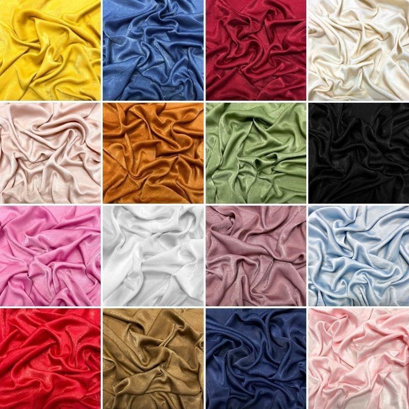 Velvet Touch Satin Fabric