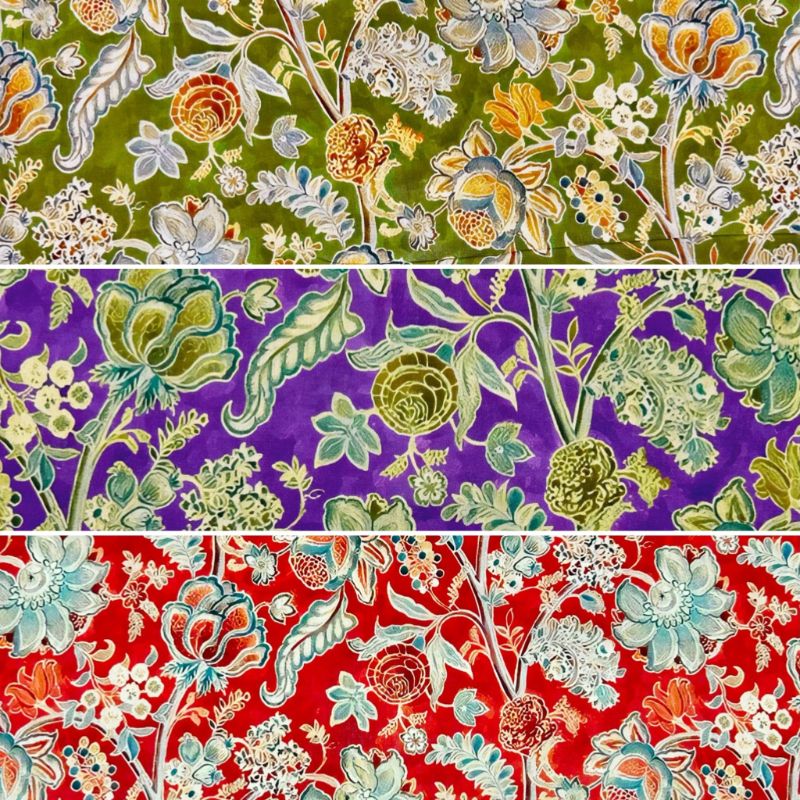Vintage Botanicals Cotton Lawn Fabric