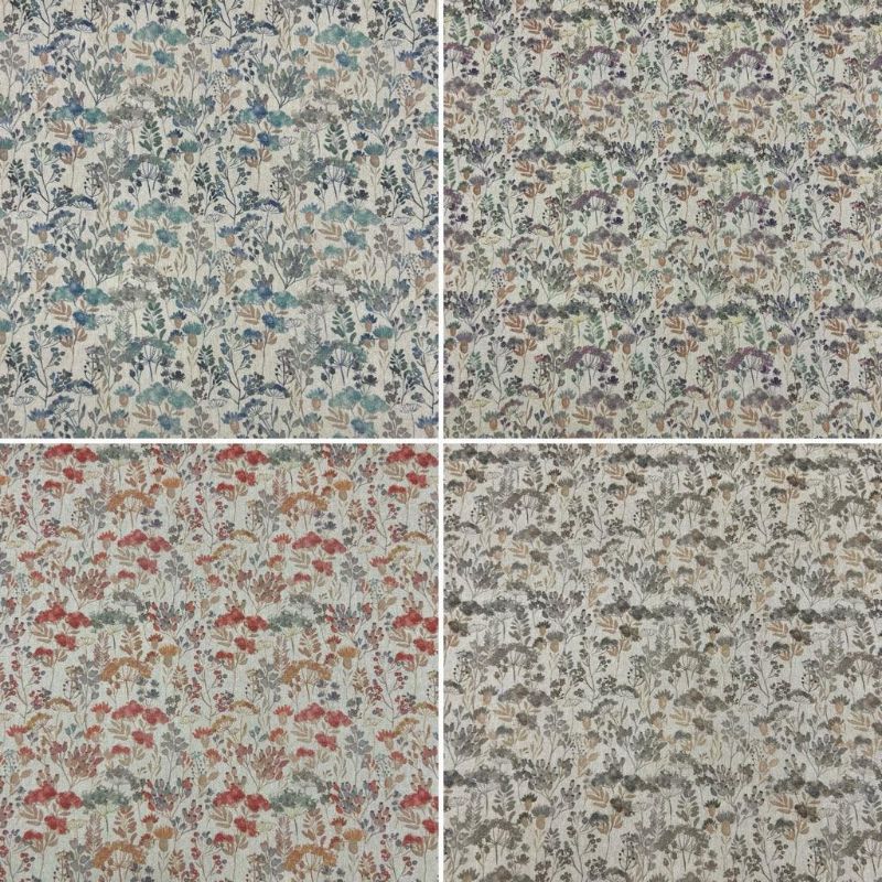Vintage Gardens Digital Linen Look Polycotton Fabric