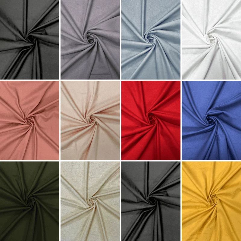 Viscose Linen Woven Stretch Fabric