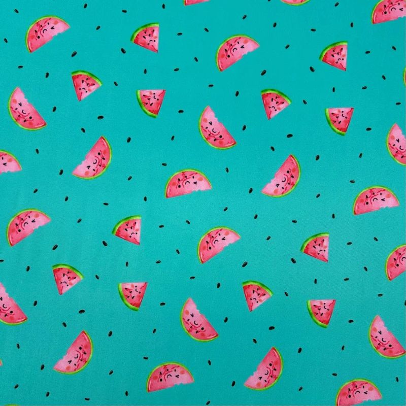 Watermelon Sprinkle Swimwear Jersey Fabric