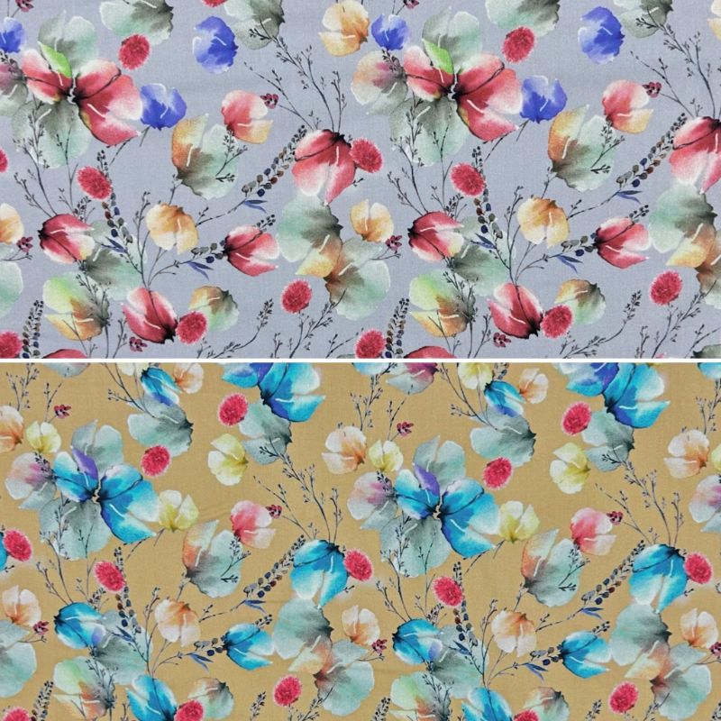 Whimsy Garden Cotton Lawn Fabric