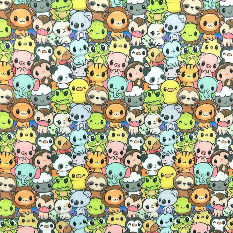 Wild Bunch Polycotton Fabric