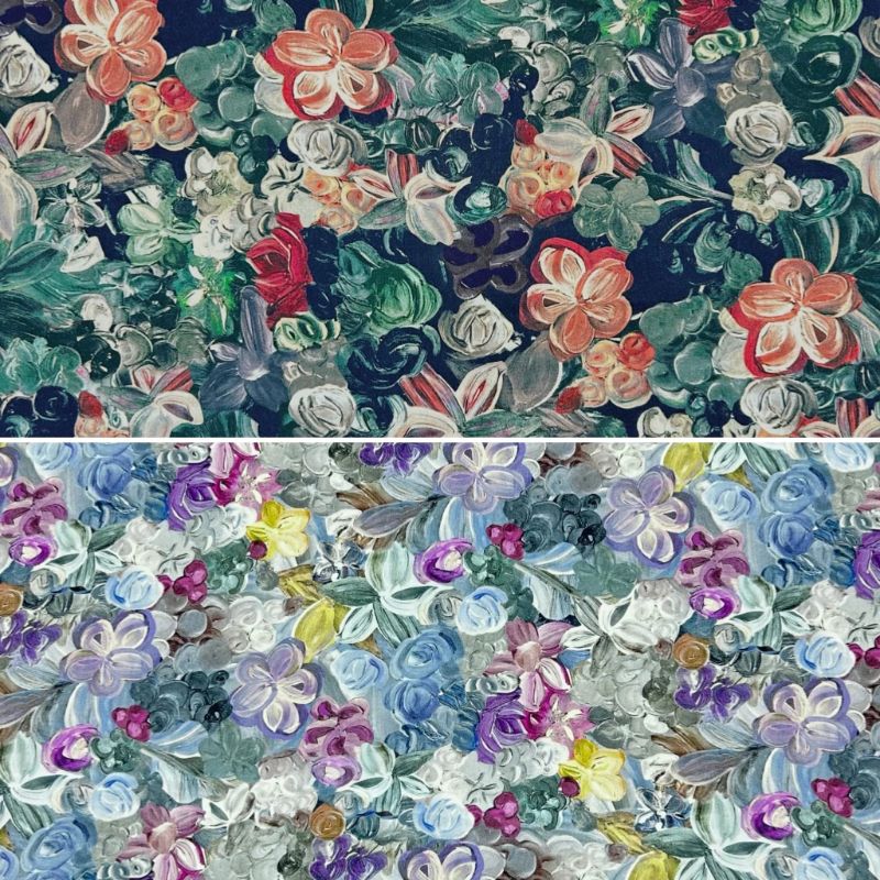 Wild Forest Viscose Fabric
