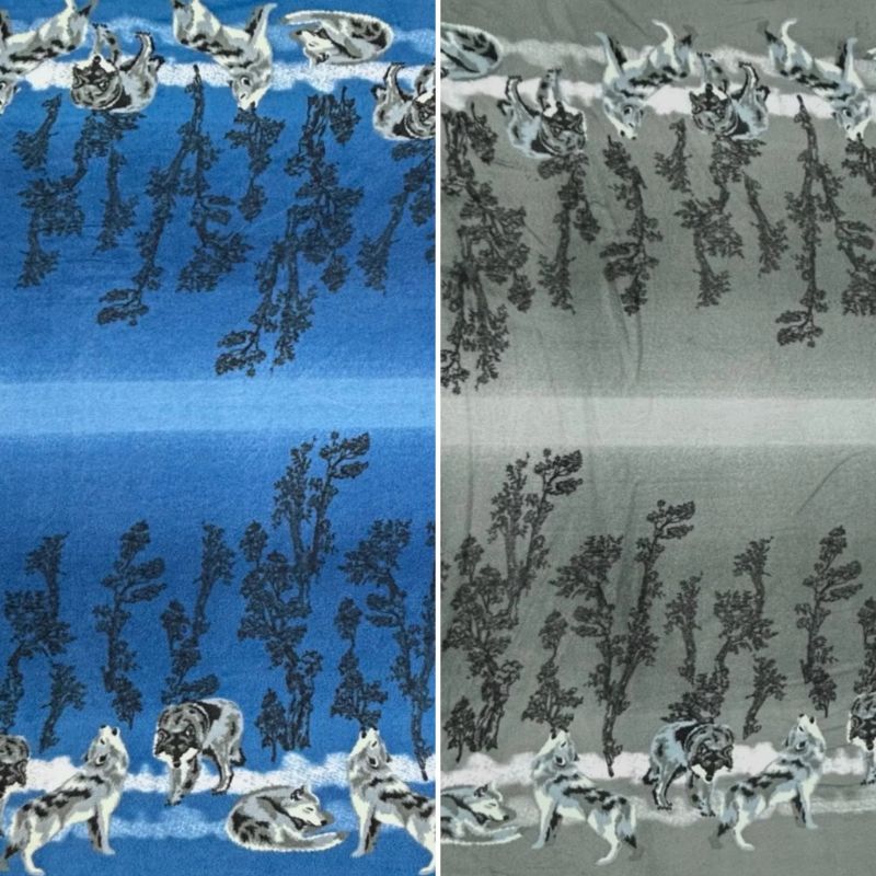Winter Forest Anti Pill Polar Fleece Fabric