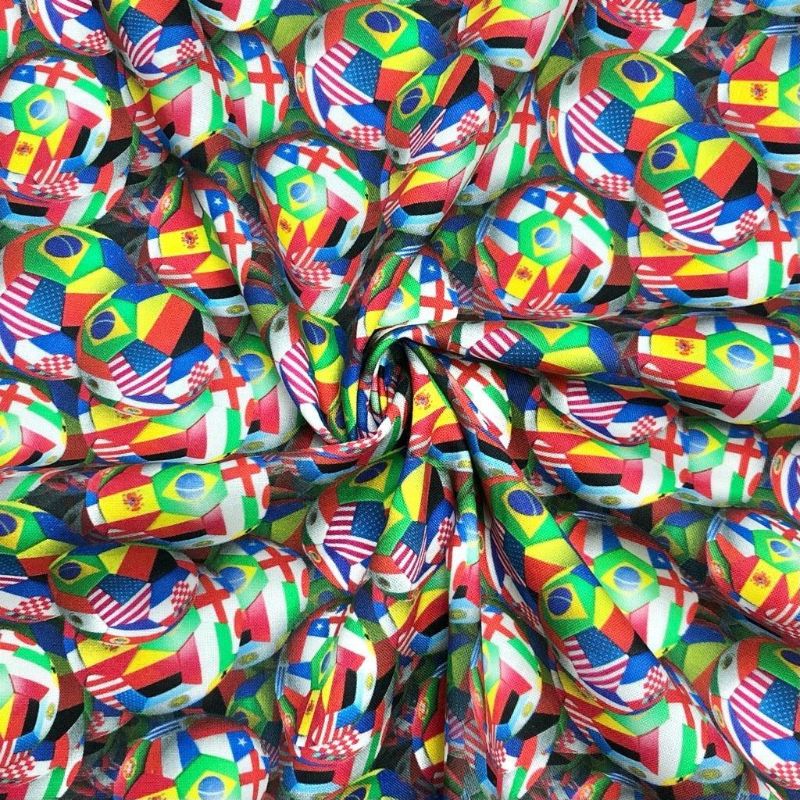 World Cup Cotton Fabric